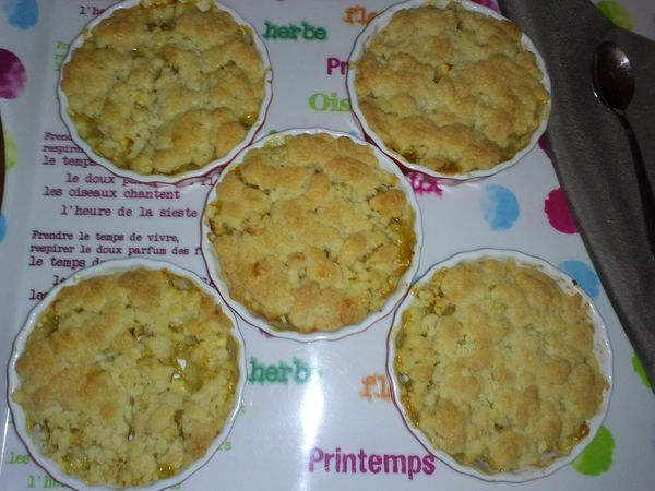 Crumble aux pommes