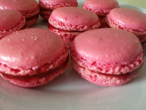 Macarons framboise