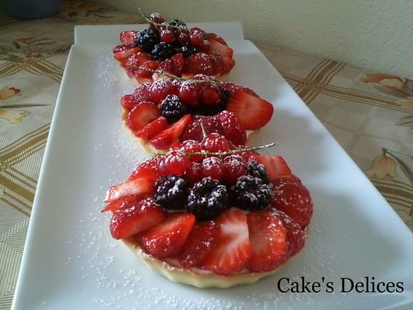 Tartelette aux fruits rouges