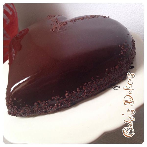 bavarois coeur chocolat au lait