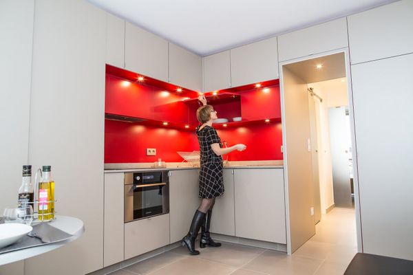 Vue sur le coin cuisine