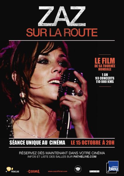 ZAZ : le CD/DVD Live "Sur la route" sortira le 30 Octobre 2015 !