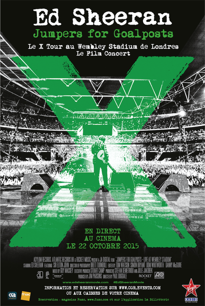 ED SHEERAN : DECOUVREZ SON CONCERT EVENEMENT DE WEMBLEY AU CINEMA LE 22 OCTOBRE 2015 !