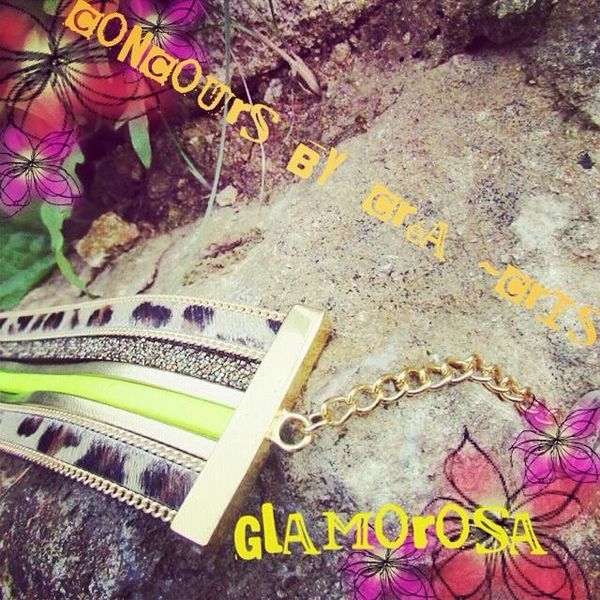 CONCOURS A GAGNER Manchette Léopard Jaune fluo Addict by Créa-Cris
