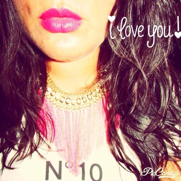 Mon collier Rose Bonbon ,My Pink Necklace, O meu colar cor de rosa