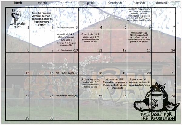 Programme Avril