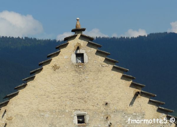 Couves et sauts de moineaux. Habitat traditionnel dans le Vercors.