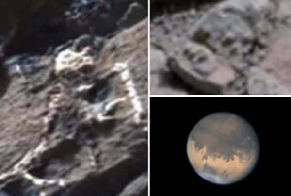 Etranges formes sur Mars photographiées par Curiosity