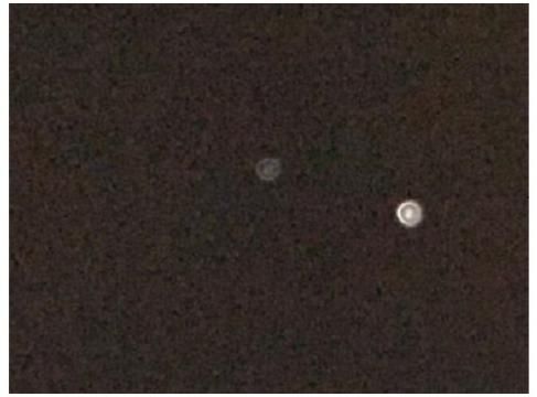 Photo : ovni à Gambellara le 7 novembre 2015