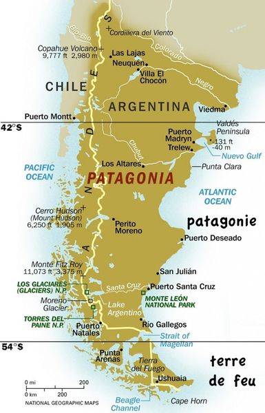 La Patagonie endroit de passage des ovnis
