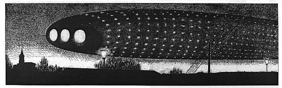 Crédit image : revue Lumières dans la Nuit, l'ovni de Sauzet le 5 novembre 1990