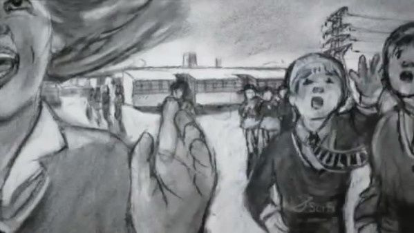 Image : illustration de la rencontre ovni à Westall en Australie le 6 avril 1966