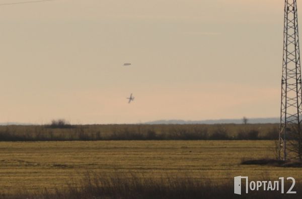 Photo : ovni près de Nova Zagora, Bulgarie, le 14 janvier 2016.