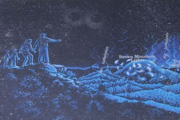 Ralph Lael a été dans une Base d'Extraterrestres de Vénus à Brown Mountain Caroline du Nord
