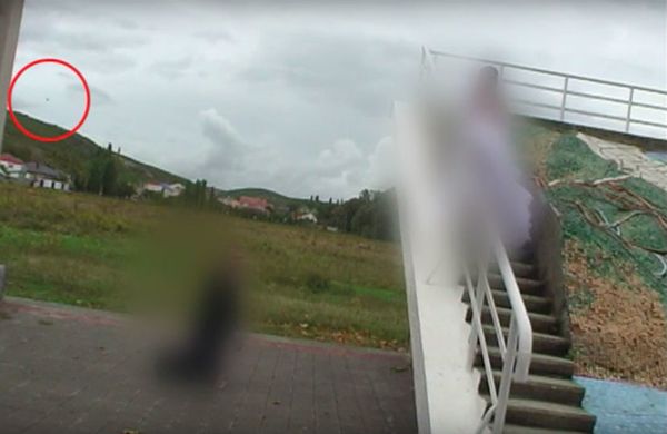 Photo extraite de la vidéo : ovni à Novorossiysk, Russie...