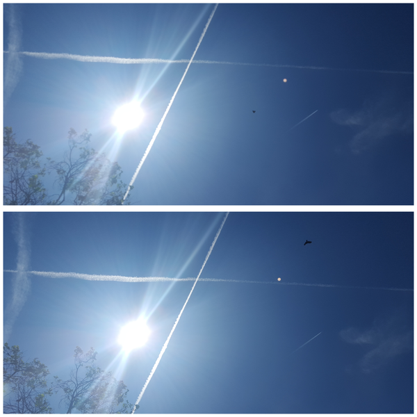 Crédit photo MUFON. Ovni à Ventura, Californie, le 03 avril 2016...