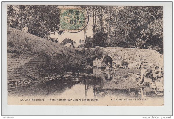 Photo : l'image ici est une vue ancienne, une scène figée, à Montgivray.