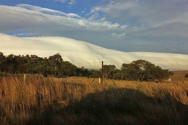 Photo : nuage à Carletonville, Afrique du Sud...