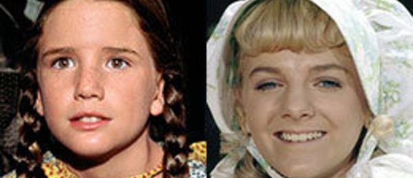 Photos : à partir de la gauche Laura Ingalls, et Nellie Oleson...
