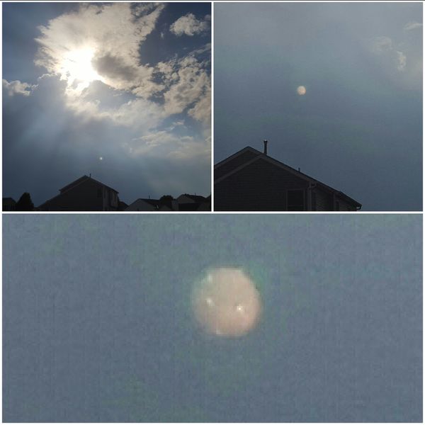 Crédit photos MUFON. Ovni à Grove City, Ohio, le 29 mai 2016...