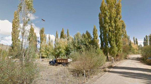 Photo Google Street. Ovni à El Cholar, en Argentine...