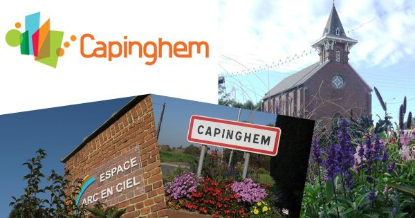 Photo de Capinghem, Nord de la France, où sont situés les témoins de l'ovni du 20 juillet 2016...