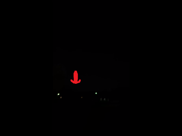 Photo : j'ai extrait cette image de la vidéo, diffusée par Molly Anthony. Ovnis à Dallas, le 01 octobre 2016...