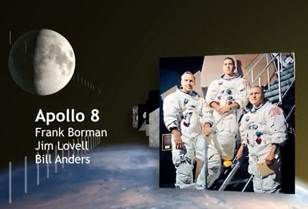 En décembre 1968 le Vol Apollo 8 et ses Mystères