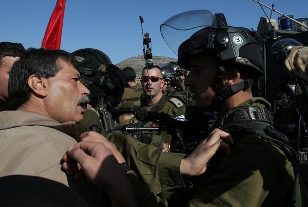 Ziad Abou Eïn, ministre palestinien en charge des questions liées à la colonisation, est mort ce mercredi après avoir été frappé et bousculé par des soldats israéliens lors d'une manifestation dans le village palestinien de Turmus Ayya, près de Ramallahen en Cisjordanie. Photo Abbas Bomani AFP