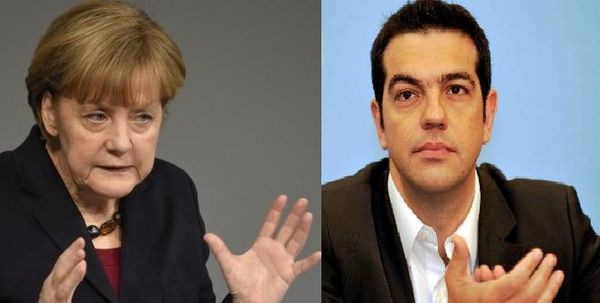 Angela Merkel et Alexis Tsipras