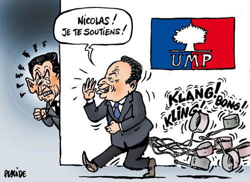 Copé "coulé" à la place de Sarko