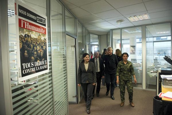 Nassrin Abdalla, commandante de l'YPJ et Asya Abdellah, co présidente du PYD