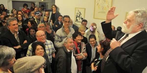François Liberti à Sète proclame les résultats. Photo Vincent Andorra ML