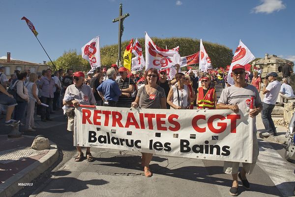 Les retraités CGT de Balaruc sont mobilisés contre le Medefn