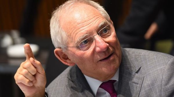 Wolfgang Schäuble, ministre des finances allemand, se délecte des mesures imposées à la Grèce Photo : Emmanuel Dunand/AFP