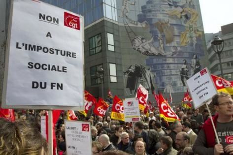 Pour la CGT, le Front national est un danger pour le monde du travail et la démocratie