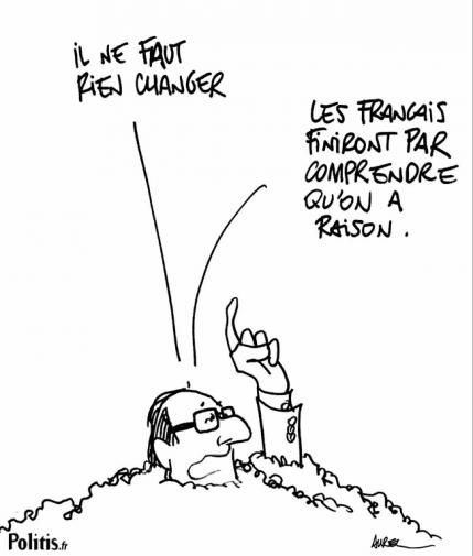 Dessin d'Aurel dans Politis