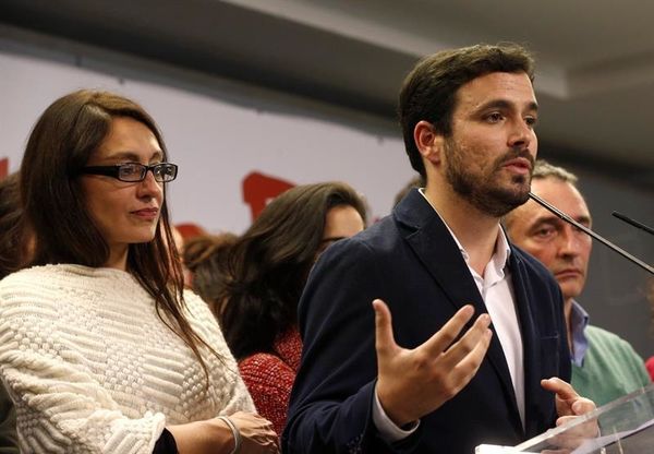 Alberto Garzón et Sol Sánchez
