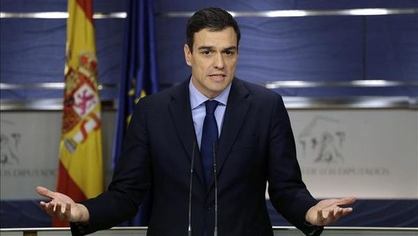 Pedro Sánchez, le leader du PSOE. Photo EFE