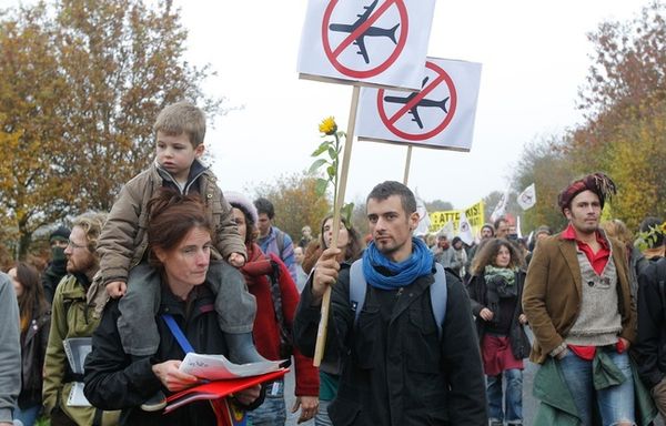 Manifestation contre le projet d aéroport Notre dame des landes, le 17 novembre 2012. - FABRICE ELSNER/20MINUTES