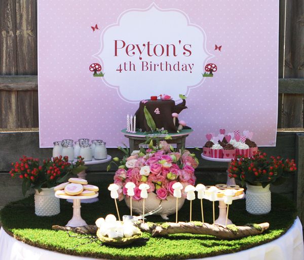 Sweet Table "Fée des bois"