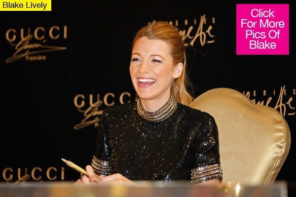 Blake Lively à paillettes scintille pour Gucci Premiere événement à Dubaï