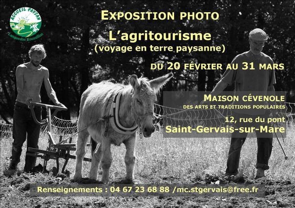 En ce moment à la Maison cévenole : une expo photo sur l'agritourisme
