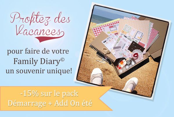 Promo Family diary chez Swirlcards