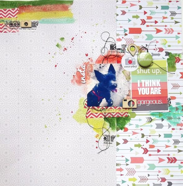 DT Just create and scrap : sketch de la semaine!