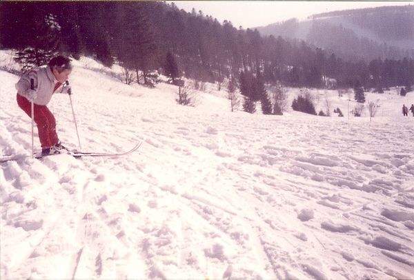Thibaut à la neige