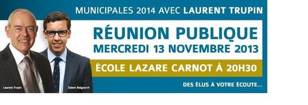 Colombes : la campagne bat son plein avec Trupin 2014