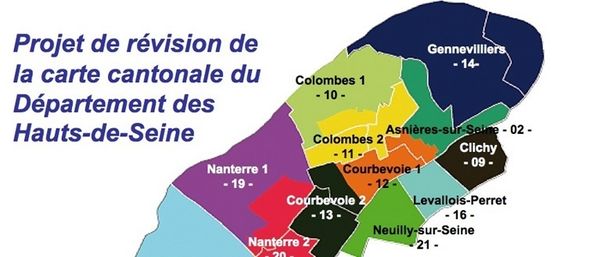 Colombes : redécoupage des cantons