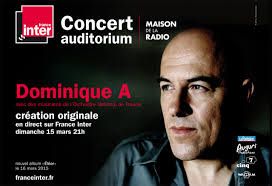 Aujourd'hui revivez le concert du merveilleux Dominique A dans la maison ronde de France Inter en live, c'était hier soir aujourd'hui sors son nouvel album "ELEOR" j'adore dans cet Auditorium, MAGIQUE ! La lumière est là c'est Dominique A !