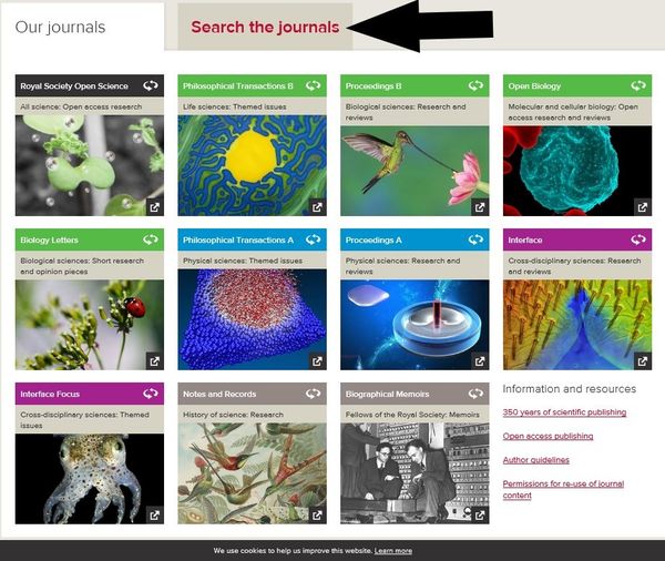 Royal Society journal